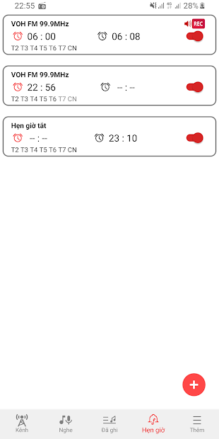 Screenshots Radio Việt Nam - Nghe đài VOV trực tuyến