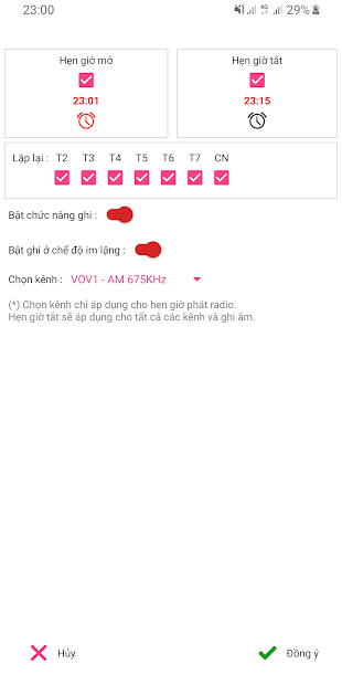 Screenshots Radio Việt Nam - Nghe đài VOV trực tuyến