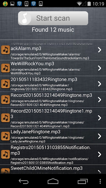 Screenshots Ringtone Maker, MP3 Cutter - MP3-Cutter und Klingelton-Maker-Software