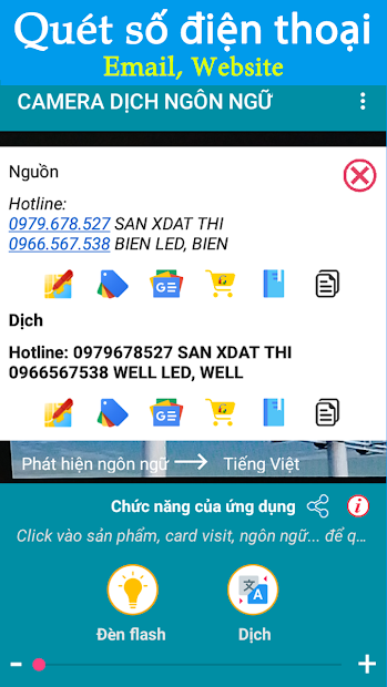 Screenshots Camera dịch - Dịch ngôn ngữ thông qua camera, hình ảnh nhanh chóng, chính xác
