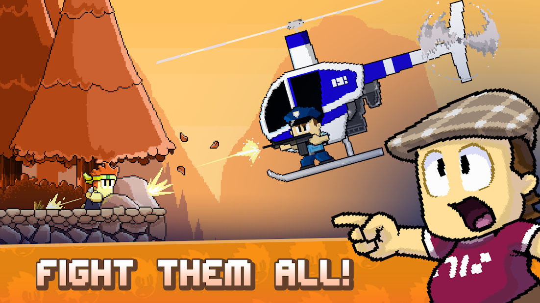 Screenshots Dan the Man - Cuộc phiêu lưu hài hước | Game nhập vai