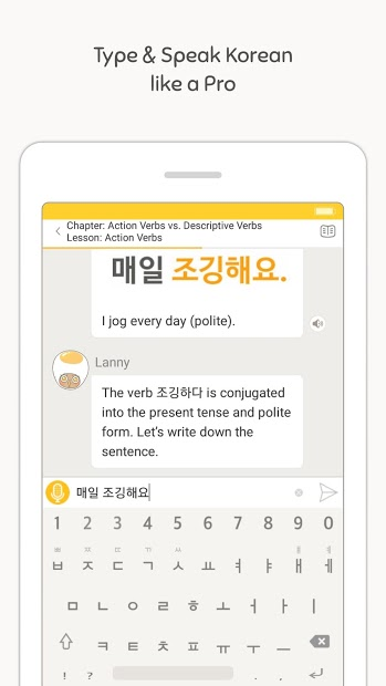Screenshots Eggbun: Learn Korean Fun - Học tiếng Hàn Online cùng Eggbun