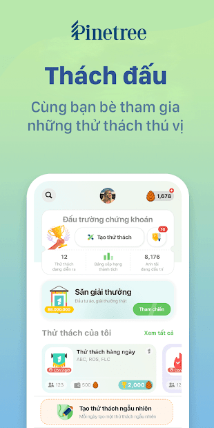 Screenshots Stock123 - Học và thực hành đầu tư chứng khoán ảo