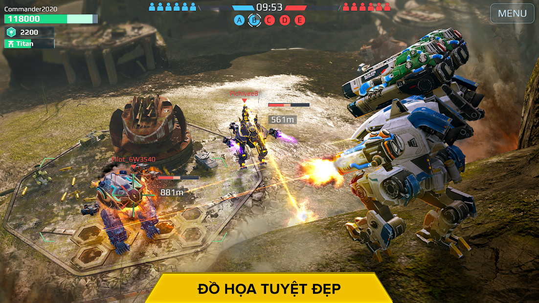 Tải game war robot hack full vàng tiền 2023 phiên bản mới nhất