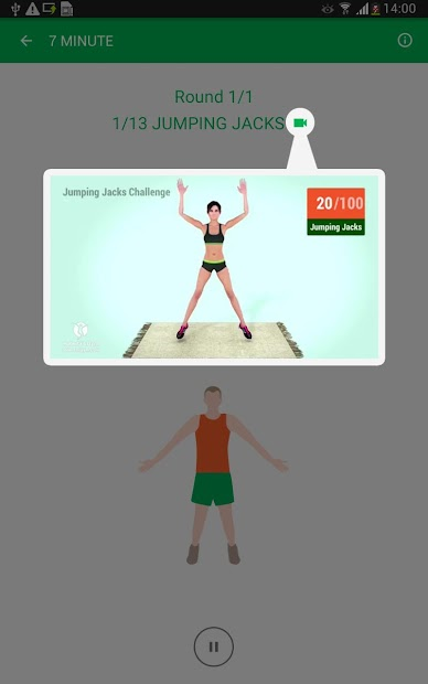 Screenshots 7 Minute Workout -  Bài tập thể dục giảm cân, giảm mỡ 7 phút mỗi ngày