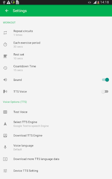 Screenshots 7 Minute Workout -  Bài tập thể dục giảm cân, giảm mỡ 7 phút mỗi ngày