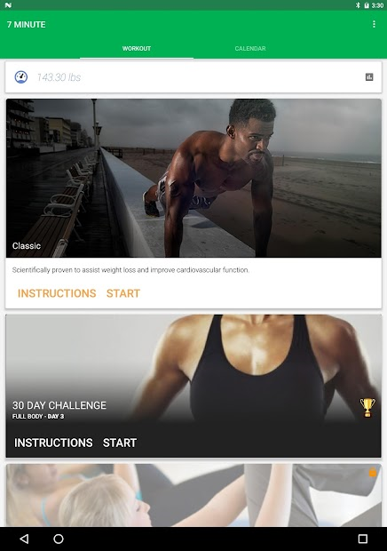 Screenshots 7 Minute Workout -  Bài tập thể dục giảm cân, giảm mỡ 7 phút mỗi ngày