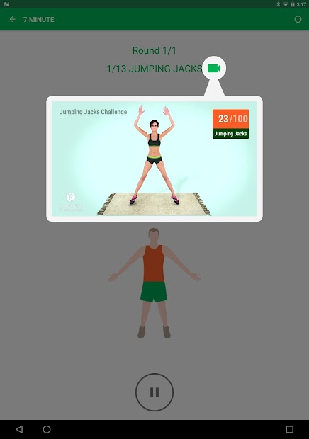 Screenshots 7 Minute Workout -  Bài tập thể dục giảm cân, giảm mỡ 7 phút mỗi ngày