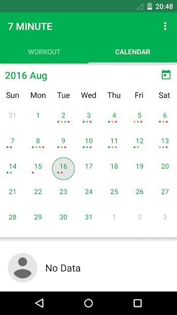 Screenshots 7 Minute Workout -  Bài tập thể dục giảm cân, giảm mỡ 7 phút mỗi ngày