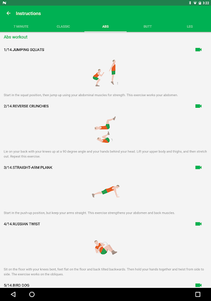 Screenshots 7 Minute Workout -  Bài tập thể dục giảm cân, giảm mỡ 7 phút mỗi ngày
