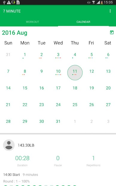 Screenshots 7 Minute Workout -  Bài tập thể dục giảm cân, giảm mỡ 7 phút mỗi ngày