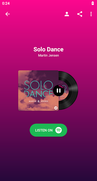 Screenshots Music Recognition - Tìm tên bài hát qua lời, nhận dạng bài hát