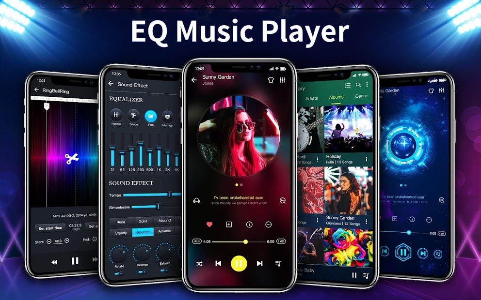 Screenshots Music Player - MP3 Player: Ứng dụng nghe nhạc và chỉnh sửa nhạc
