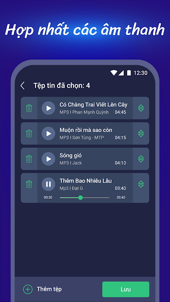 Screenshots Ringtone Maker Pro - Free Mp3 Cutter: Cắt nhạc MP3 làm nhạc chuông