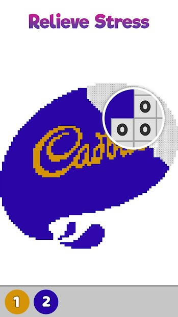 Screenshots Food Logo Color by Number - Ứng dụng hướng dẫn tô màu theo con số