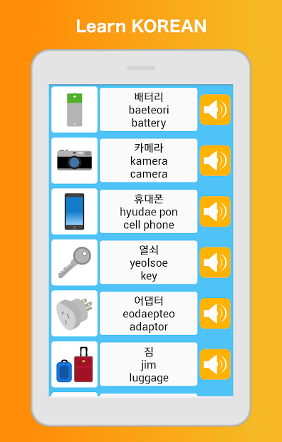 Screenshots Learn Korean - Ứng dụng học tiếng Hàn miễn phí