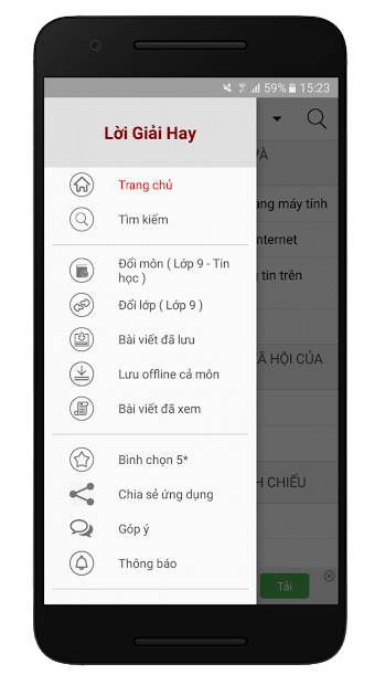 Screenshots Loigiaihay.com - Lời Giải Hay: Giải bài tập môn học cho tất cả các lớp