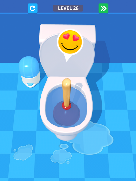 Screenshots Toilet Games 3D: Game hack não vui nhộn trên điện thoại