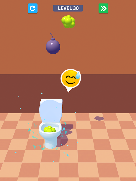 Screenshots Toilet Games 3D: Game hack não vui nhộn trên điện thoại