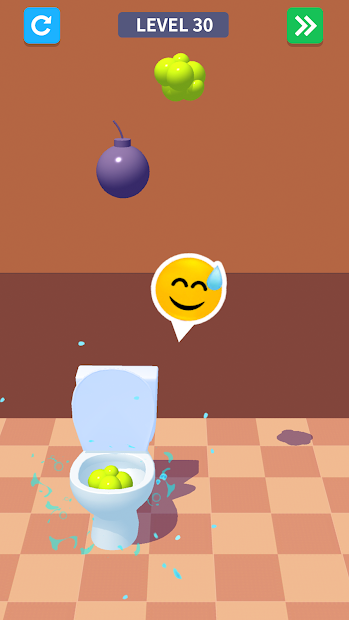 Screenshots Toilet Games 3D: Game hack não vui nhộn trên điện thoại