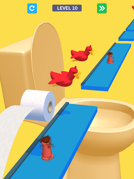 Screenshots Toilet Games 3D: Game hack não vui nhộn trên điện thoại