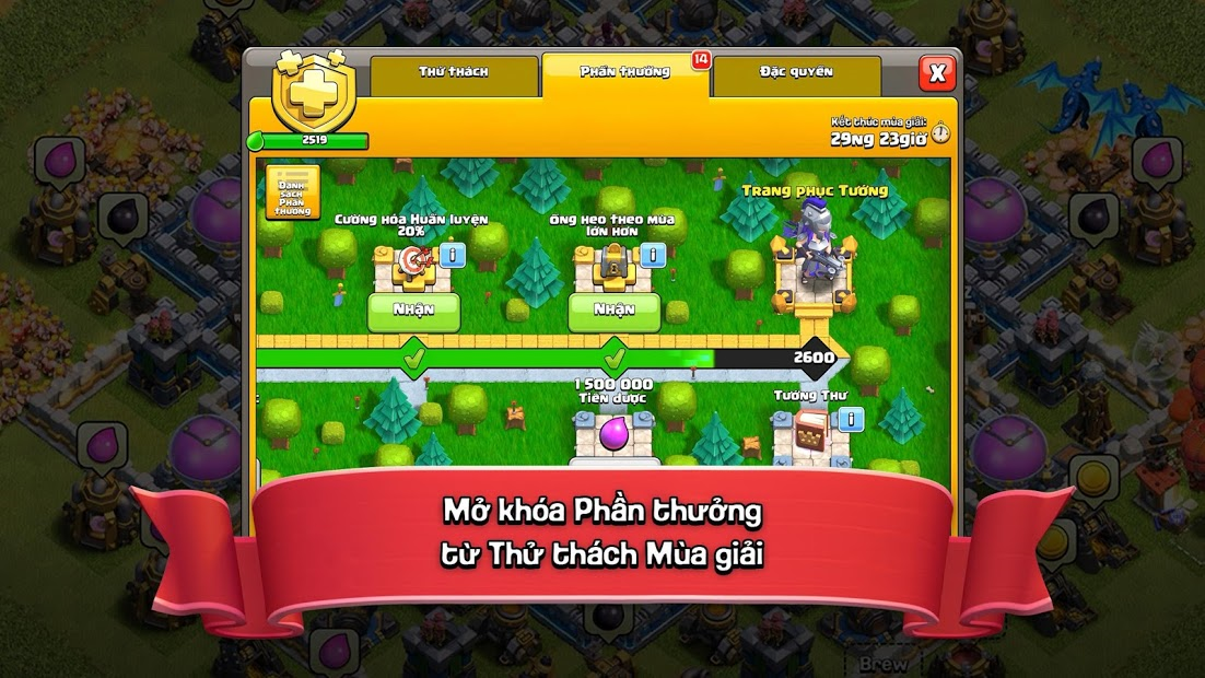 Ảnh chụp màn hình Clash of Clans - Cuộc chiến bang hội | Game chiến thuật di động