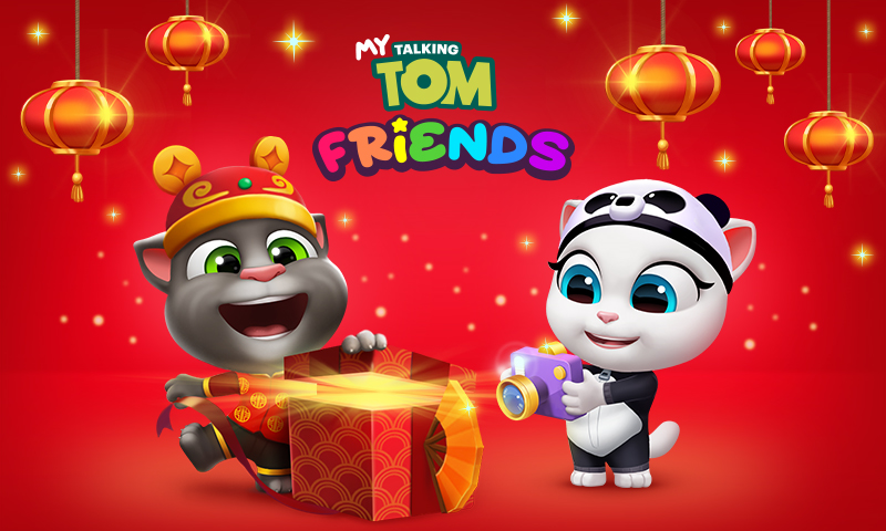 Screenshots My Talking Tom Friends - Game mèo Tom và những người bạn