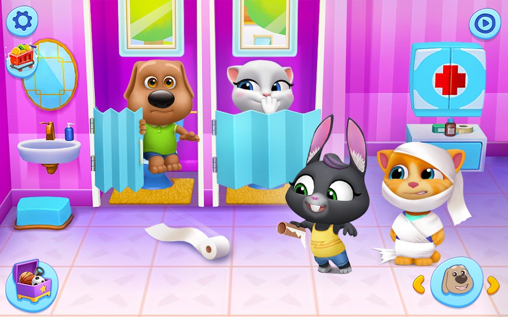 Screenshots My Talking Tom Friends - Game mèo Tom và những người bạn