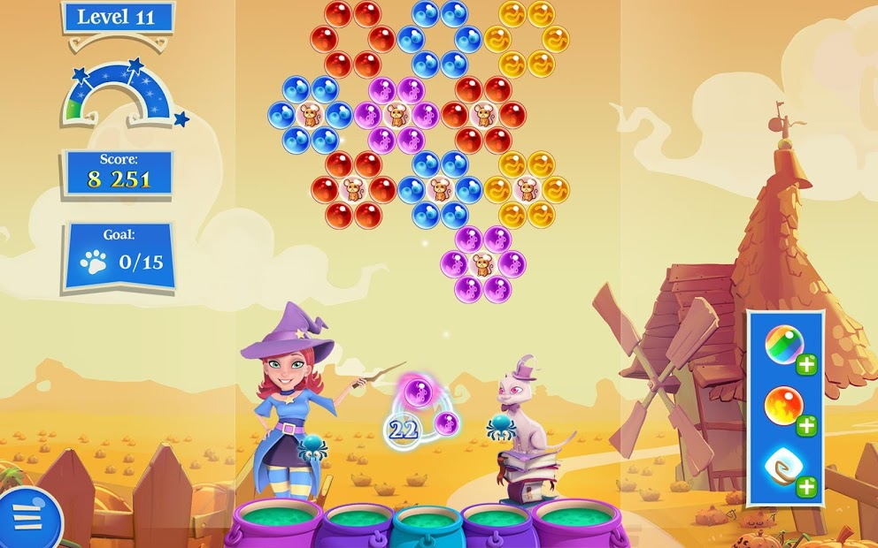 Screenshots Bubble Witch 2 Saga: Game phù thủy bắn bóng huyền thoại
