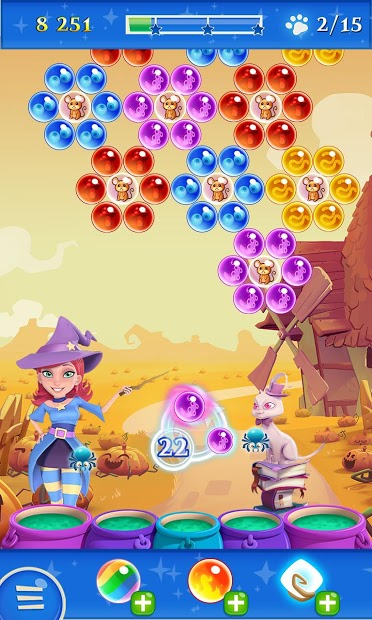 Screenshots Bubble Witch 2 Saga: Game phù thủy bắn bóng huyền thoại
