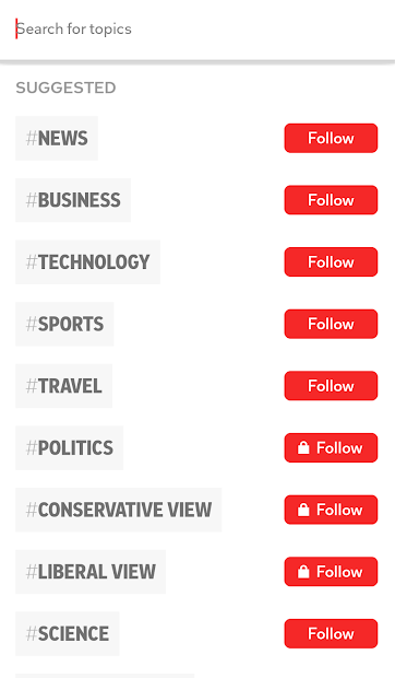 Screenshots Briefing - Ứng dụng cập nhật tin tức trên toàn thế giới