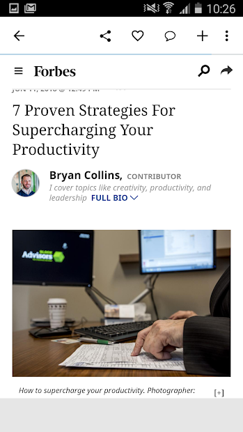 Screenshots Briefing - Ứng dụng cập nhật tin tức trên toàn thế giới