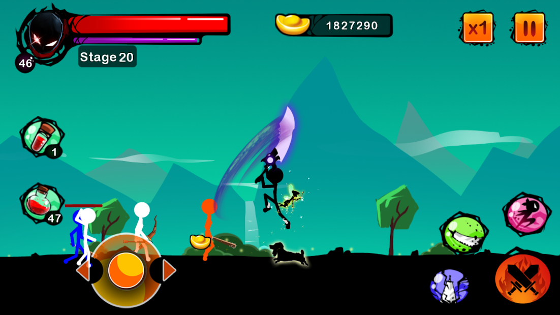Screenshots Stickman Ghost: Ninja người que | Game offline