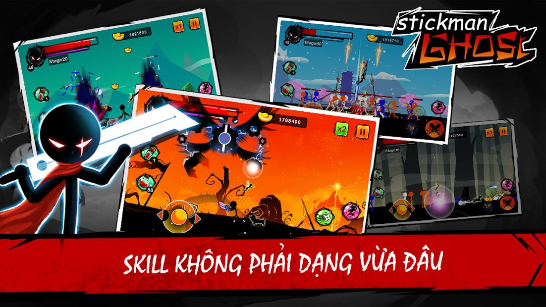 Screenshots Stickman Ghost: Ninja người que | Game offline