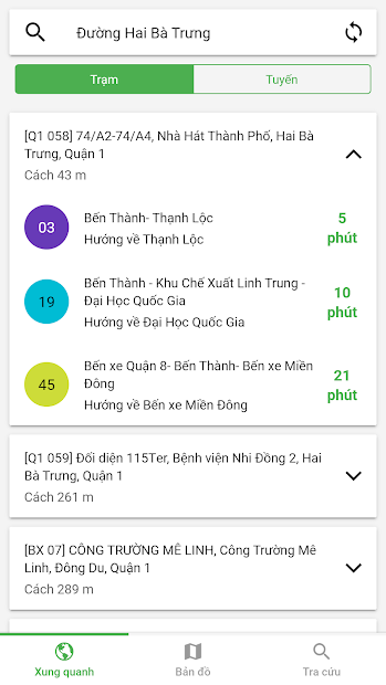 Screenshots Go!Bus: Ứng dụng xem thời gian xe buýt đến trạm, tìm đường, bản đồ bus