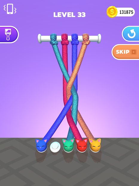 Screenshots Tangle Master 3D: Game giải đố bậc thầy gỡ rối dây 3D