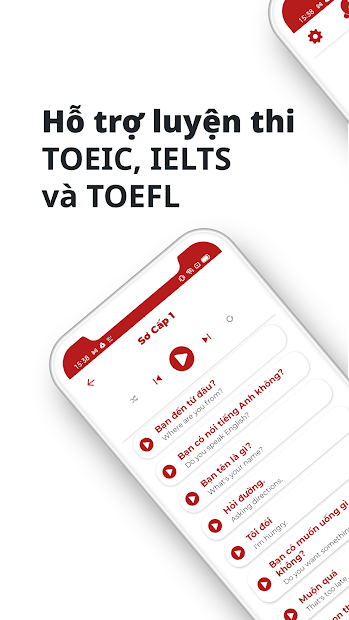Screenshots Learn English: Ứng dụng học tiếng Anh PORO, luyện nghe nói tiếng Anh