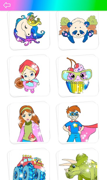 Screenshots Glitter Coloring Book for Kids - Ứng dụng tô màu cho bé