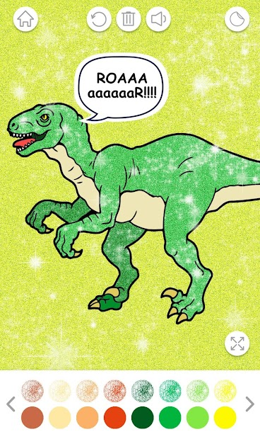 Screenshots Glitter Coloring Book for Kids - Ứng dụng tô màu cho bé