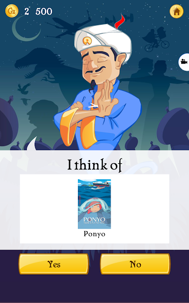 Screenshots Akinator: Game thần đèn Akinator đoán suy nghĩ của bạn