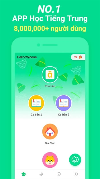 Screenshots HelloChinese -  Ứng dụng học tiếng Trung cơ bản cho người mới bắt đầu