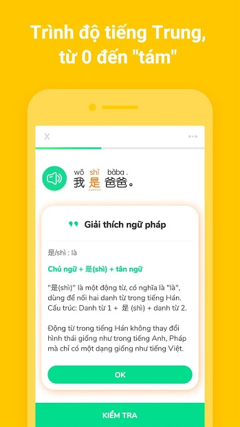 Screenshots HelloChinese -  Ứng dụng học tiếng Trung cơ bản cho người mới bắt đầu