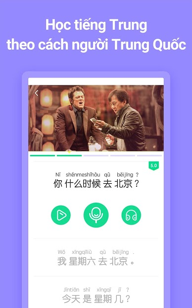 Screenshots HelloChinese -  Ứng dụng học tiếng Trung cơ bản cho người mới bắt đầu