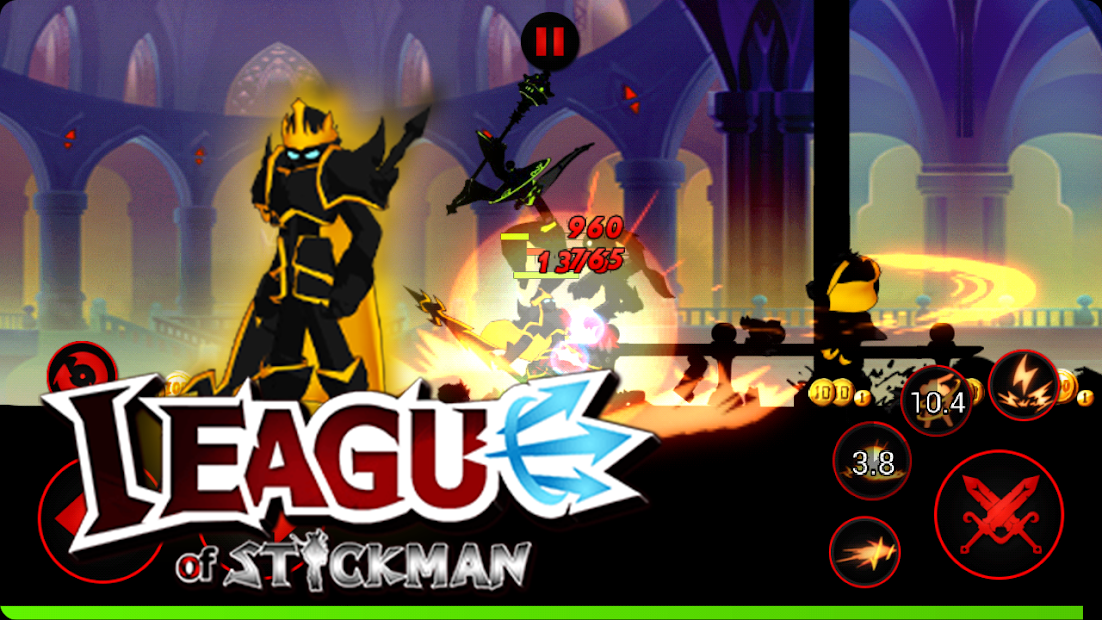 Screenshots League of Stickman:the legends - Liên Minh người que | Game phiêu lưu