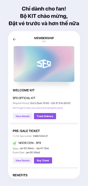 Screenshots V LIVE - Ứng dụng xem video, livestreams cùng thần tượng trên V LIVE
