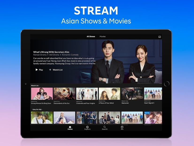 Screenshots Viki - Ứng dụng xem phim hay trên điện thoại