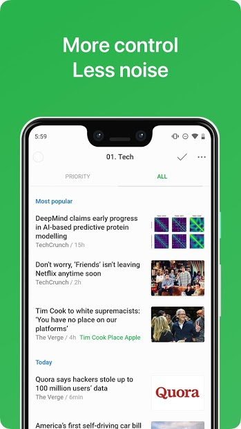 Screenshots Feedly - Ứng dụng diễn đàn chia sẻ tin tức mới nhất trên Feedly