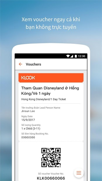 Screenshots Klook: Ứng dụng đặt vé tham quan, tour du lịch trên khắp thế giới