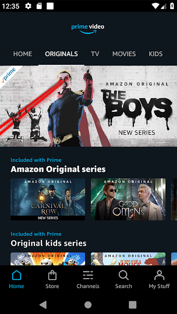 Screenshots Amazon Prime Video - Ứng dụng xem phim, chương trình truyền hình chất lượng