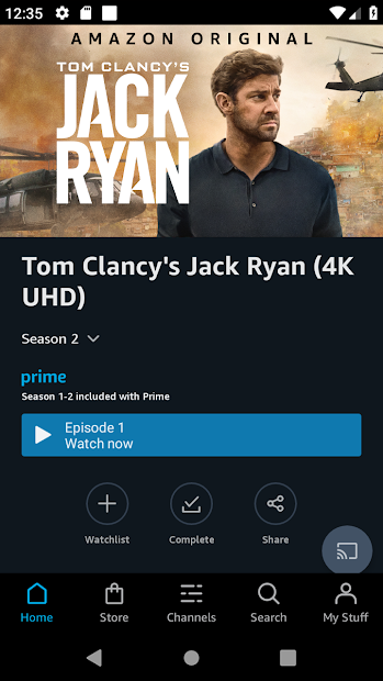 Screenshots Amazon Prime Video - Ứng dụng xem phim, chương trình truyền hình chất lượng